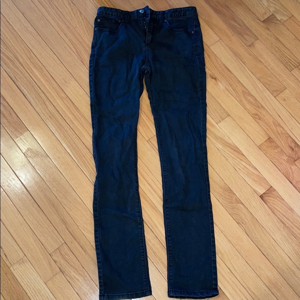 Washed black free people jeans